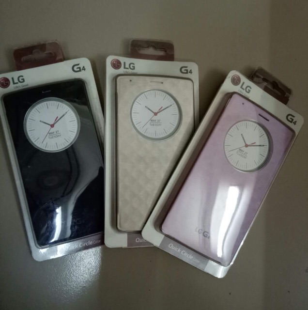 Bao da LG G4 hiện đồng hồ hiệu Quick circle