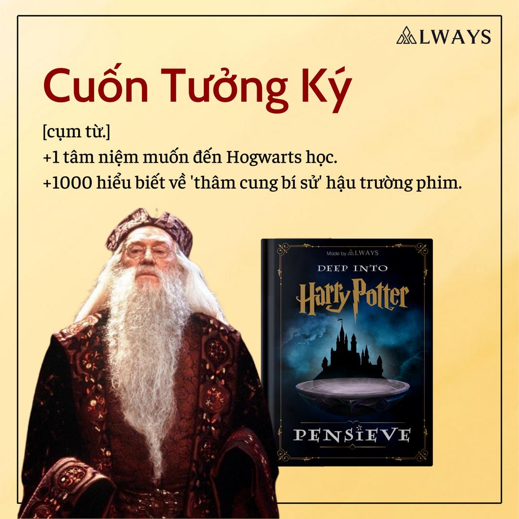 Sổ tay Tưởng ký của trường Hogwarts dành cho phù thuỷ Harry Potter - Kèm minh họa dễ thương - ALWAYS STORE
