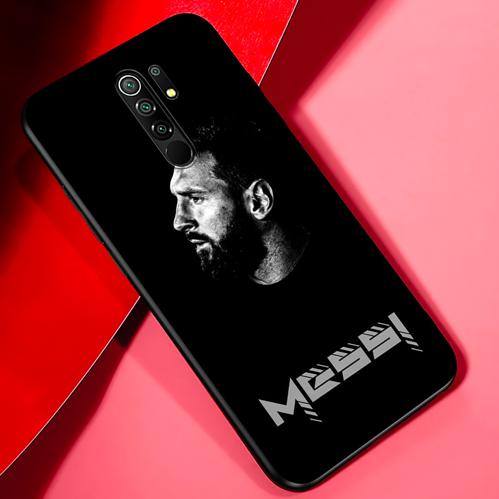 Ốp Lưng Silicone In Hình Cầu Thủ Messi Và Tên Messi Cho Redmi 6 6a 7 7a 8 8a 9 9a 9c Pro