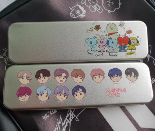 Hộp bút BTS BT21 WANNA ONE