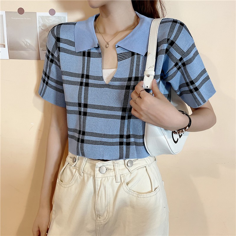 Áo Sơ Mi Nữ Tay Dài Kẻ Sọc Caro Thời Trang | BigBuy360 - bigbuy360.vn