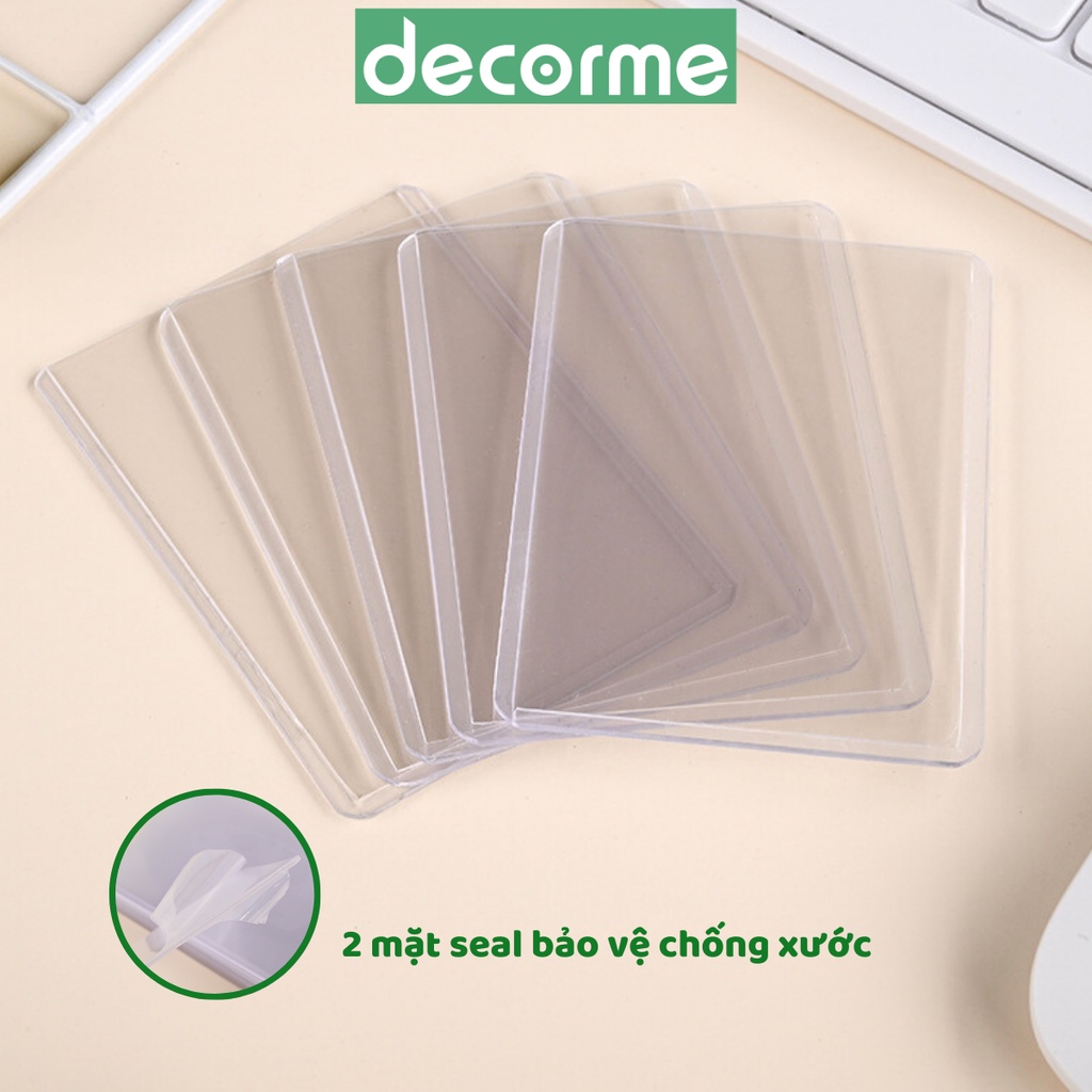 Set 10 chiếc Toploader kích thước A7 - B8 đựng card ảnh, card idol Kpop