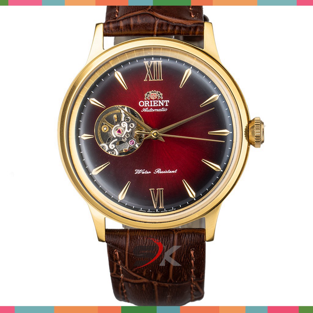 Đồng Hồ Nam Orient Open Heart Lộ Tim Dây Da