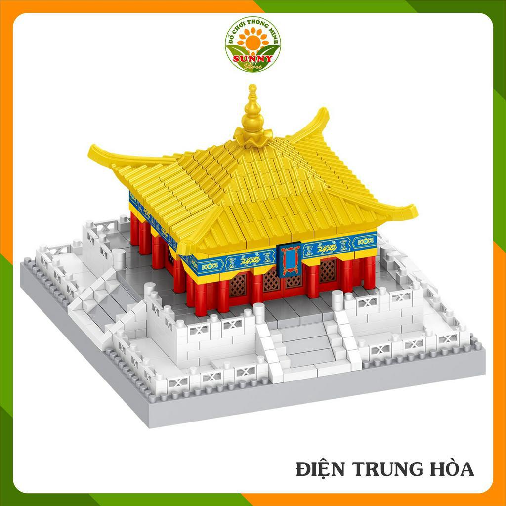 Mô hình lắp ghép 3D Công trình kiến trúc 4 mô hình  Ngoại điện Tử Cấm Thành - Bắc Kinh - 5000+pcs - Sunny