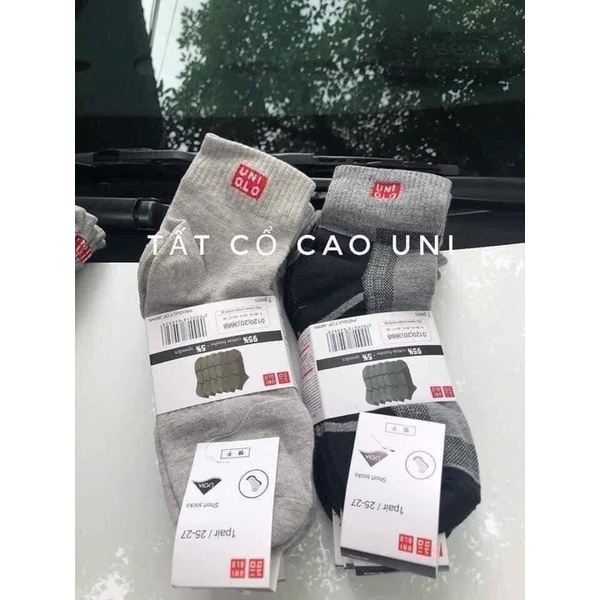 Combo 10 đôi vớ - tất xuất Nhật loại 1-cao cổ-chất liệu cotton-thoáng khí - thông hơi - thấm mồ hôi