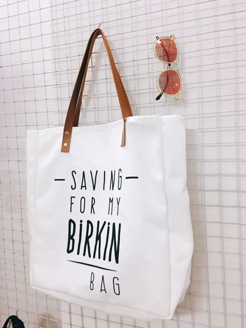 Túi Vải Bố Canvas  ( Siêu Phẩm Birkin Bag ) Túi Xách Thời Trang D&amp;L