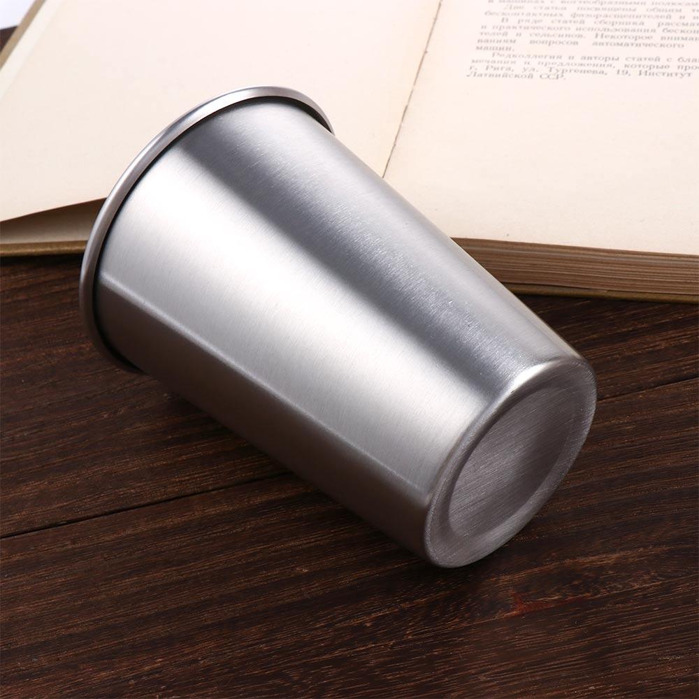 IVORY Cốc Uống Nước Bằng Thép Không Gỉ Tiện Dụng Mang Theo Du Lịch Cắm Trại