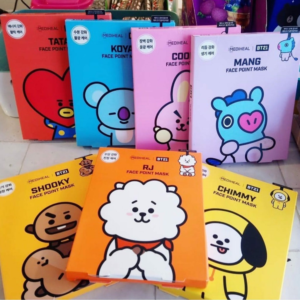 Mặt nạ Mediheal BT21 - MEDIHEAL X BTS BT21 FACE POINT MASK