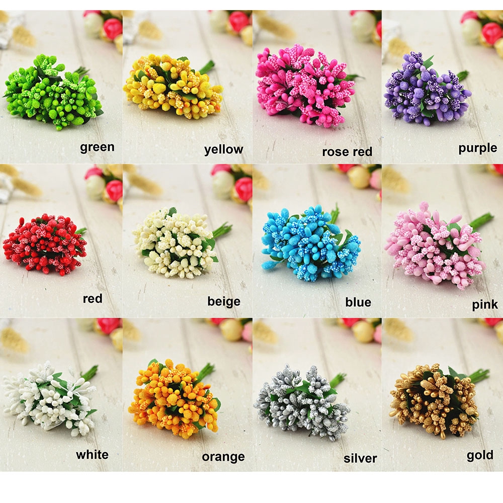 CONOPERY Set 12 bó nhị hoa giả tự làm dùng trang trí tiện dụng