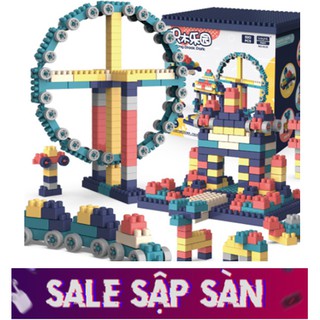 Bộ xếp hình lego 520 chi tiết cho bé hanana