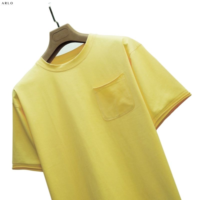 Áo Thun Trơn Basic Unisex Cổ Tròn Chất Liệu Cotton - ARLO