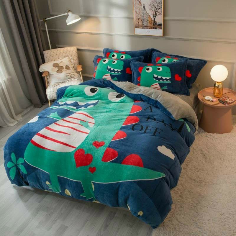 TRỌN BỘ CHĂN GA GỐI NỈ NHUNG 3D CAO CẤP (CHÁT CHỌN MẪU)