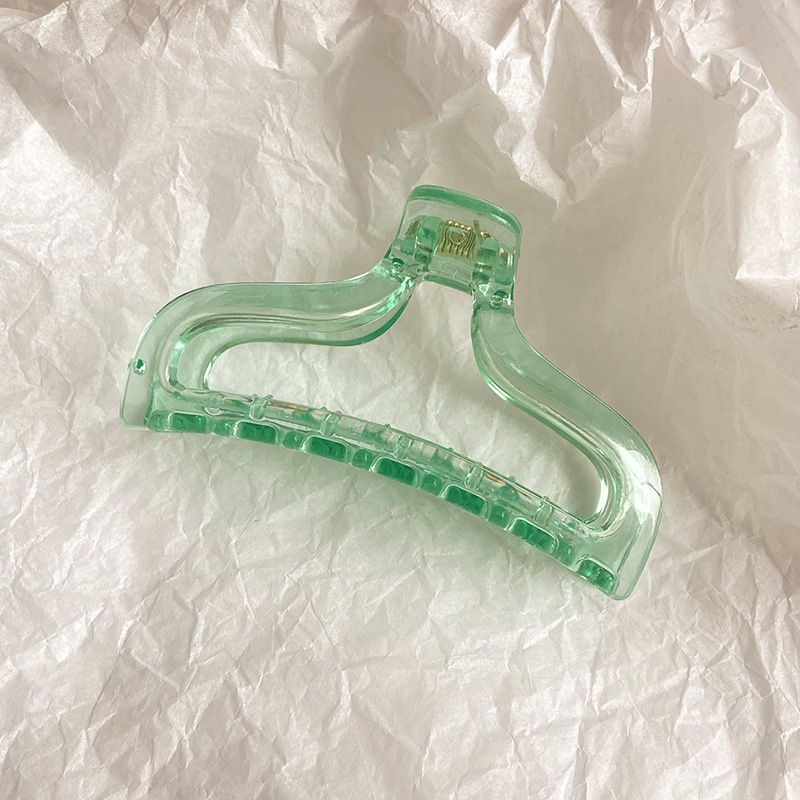 Kẹp Tóc Trong Suốt Cỡ Lớn Phong Cách Hàn Quốc Cổ Điển Thời Trang Cho Nữ