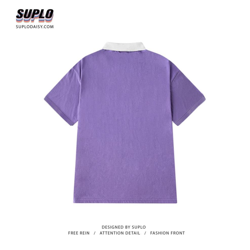 Áo Polo Phối Cổ Trắng Peaceminusone Hoa Cúc Độc Quyền | BigBuy360 - bigbuy360.vn