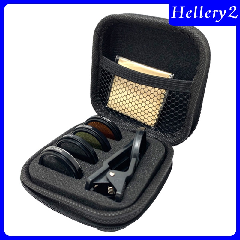 [HELLERY2] Smartphone Reef Coral Lens Filter Kits for Phone Reef Lenses 4 Lenses Kit