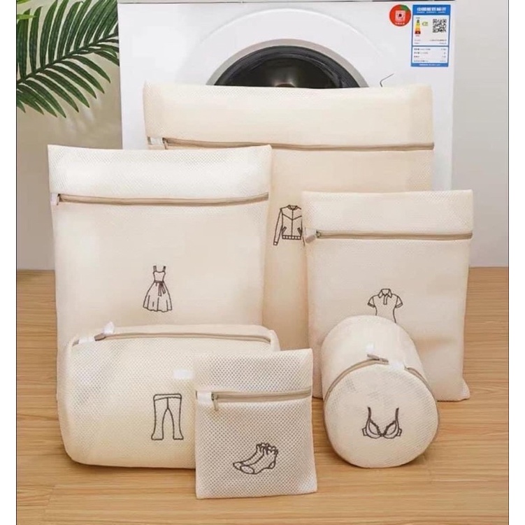 SET 6 TÚI LƯỚI GIẶT ĐỒ 3 LỚP CAO CẤP