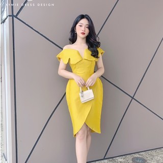 Váy đầm cánh tiên trễ vai V635 KYMIE
