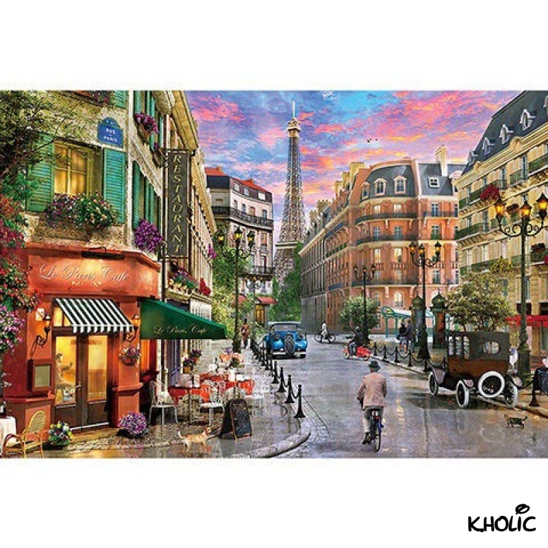 Paris, jigsaw puzzle, 300/500/1000 pieces ghép hình bằng gỗ, đồ chơi