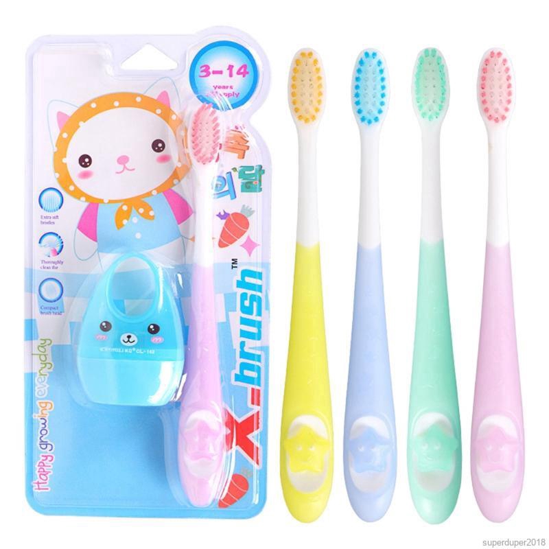 Hot Soft Bristles Cartoon Toothbrush Baby Kids Cute Dental Oral Hygiene Care