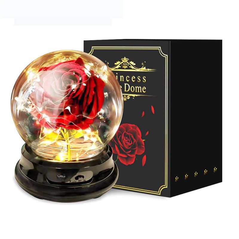 Hoa Hồng Nhân Tạo Kèm Đèn Led 2022 Dùng Để Trang Trí Tiệc Valentine