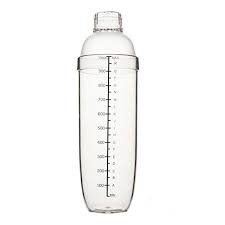Bình Lắc Nhựa Vạch Đen 350ml - 500ml- 700ml