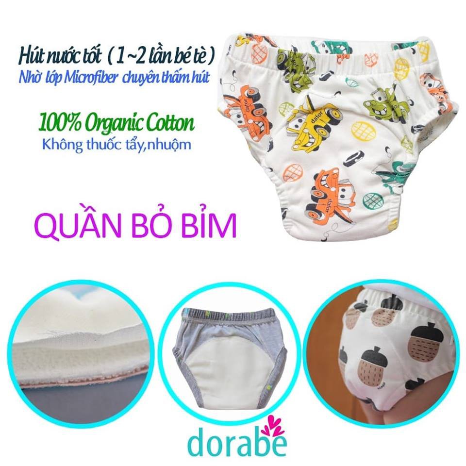 Quần tập bỏ bỉm Dorabe thế hệ mới cho bé