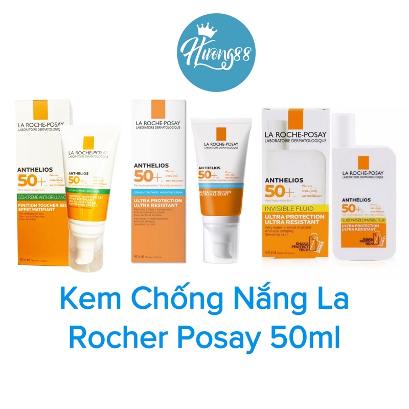 Kem chống nắng La Rocher Posay Spf50 Anthelios Anti Imperfection/ Anthelios XL Fluid/Anti shine Gelcream