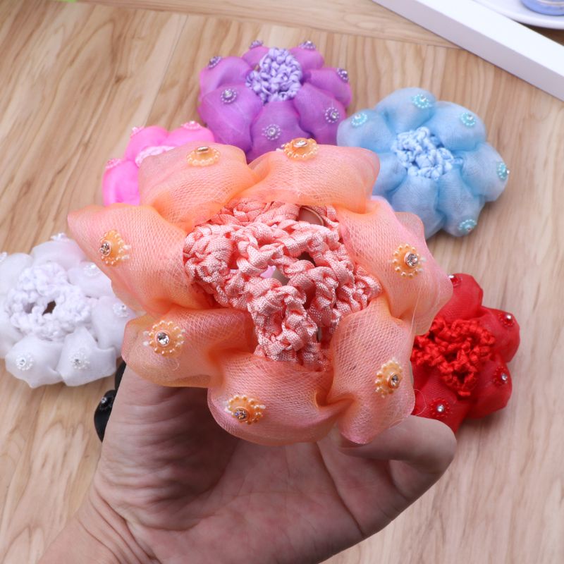 Lưới Búi Tóc Xinh Xắn Ngọt Ngào Cho Bé Gái