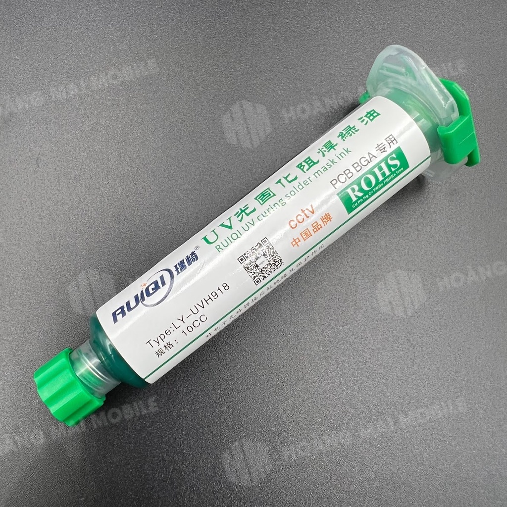 Sơn UV RuiQi 10ml (Màu đen, màu xanh)