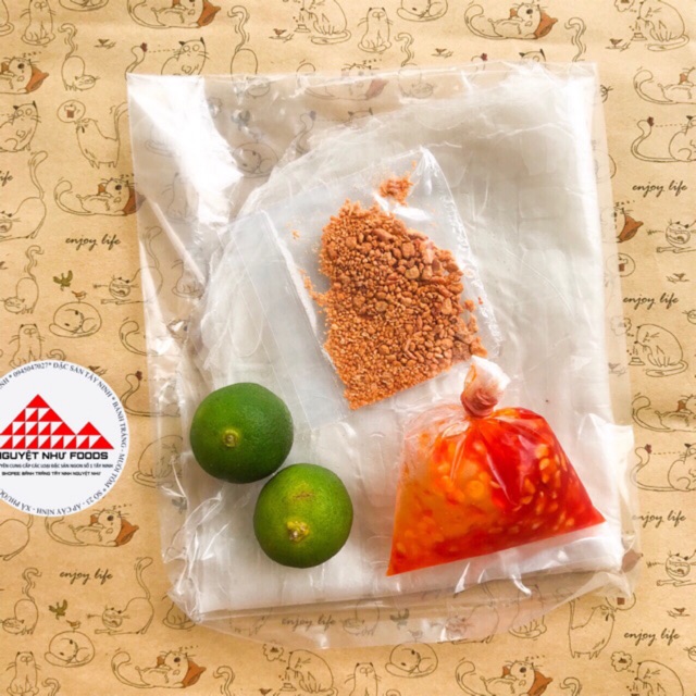 [Mã 11FMCGSALE1 giảm 10% đơn 250K] Bánh tráng Ớt tắc siêu cay cấp độ 7- Tây Ninh - Nguyệt Như