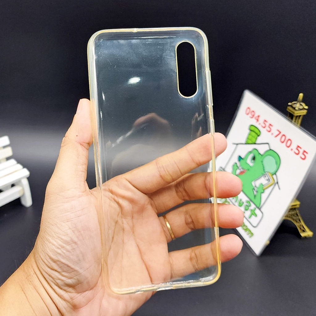 [Ảnh Thật] Ốp lưng Samsung A70 Silicon Dẻo Trong Suốt