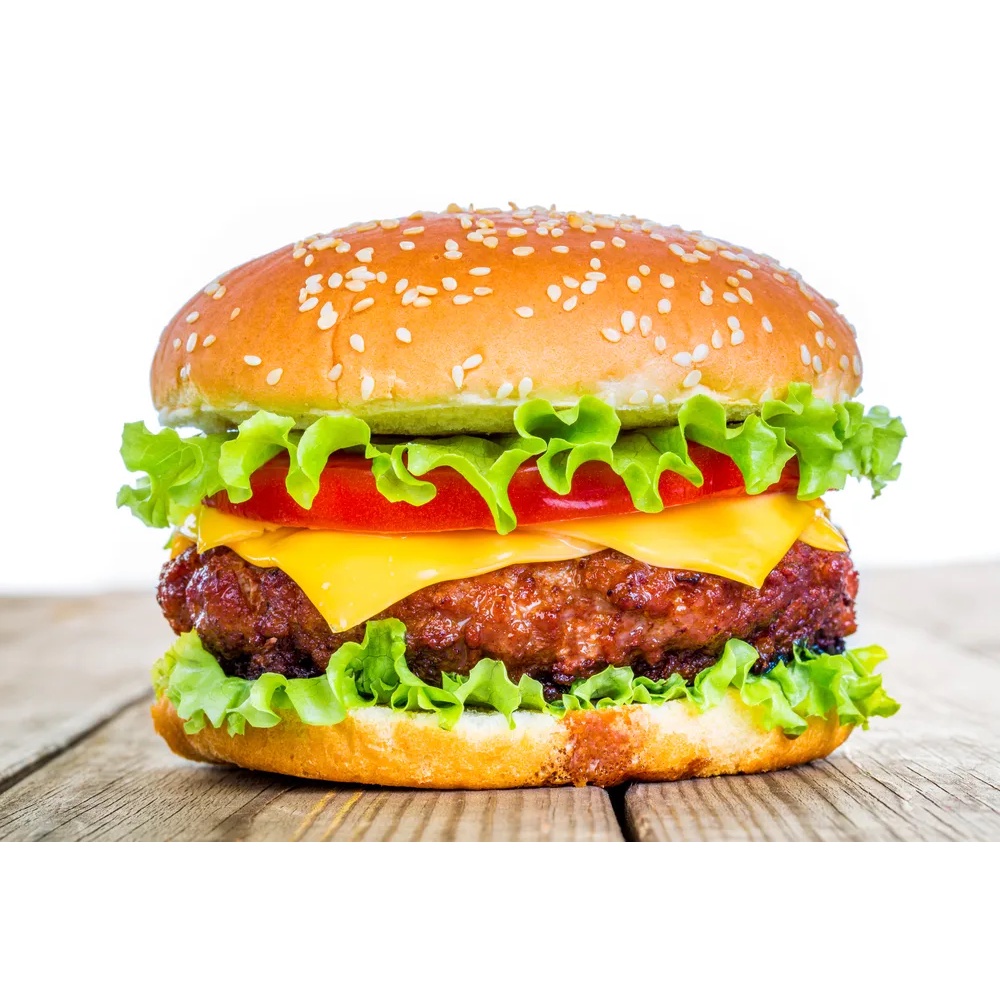 Hamburger sốt tiêu đen, sốt nấm, sốt cà chua phô mai 150g - 155g
