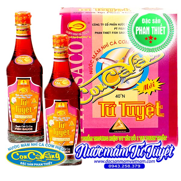 Nước mắm Tứ Tuyệt chai 490ml