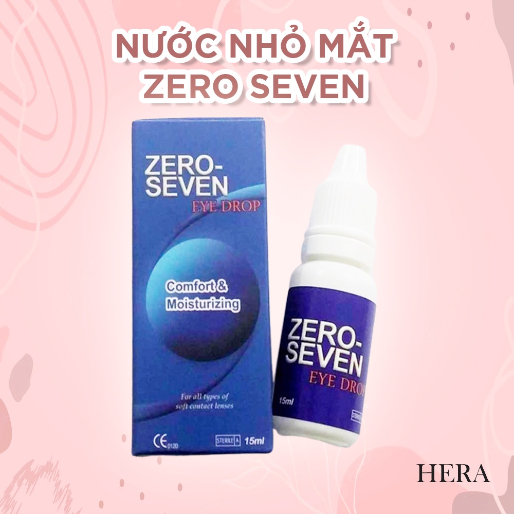 Nước Nhỏ Mắt Đeo Lens Hàn Quốc Zero Seven Nước Mắt Nhân Tạo Đeo Kính Áp Tròng - Hera Lens