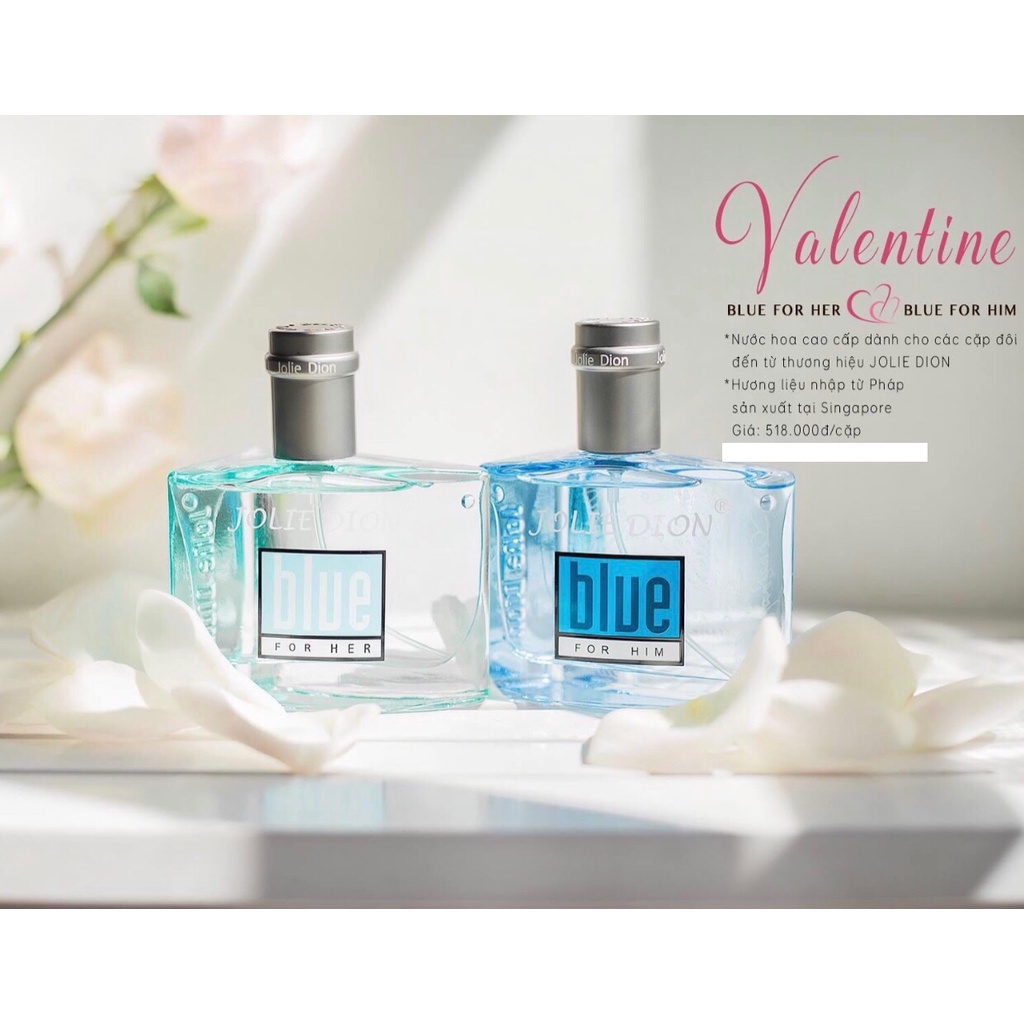 ]Nước hoa nam,nữ chính hãng thơm lâu,-Singapore Blue - Jolie Dion-Eau De Parfum60ml