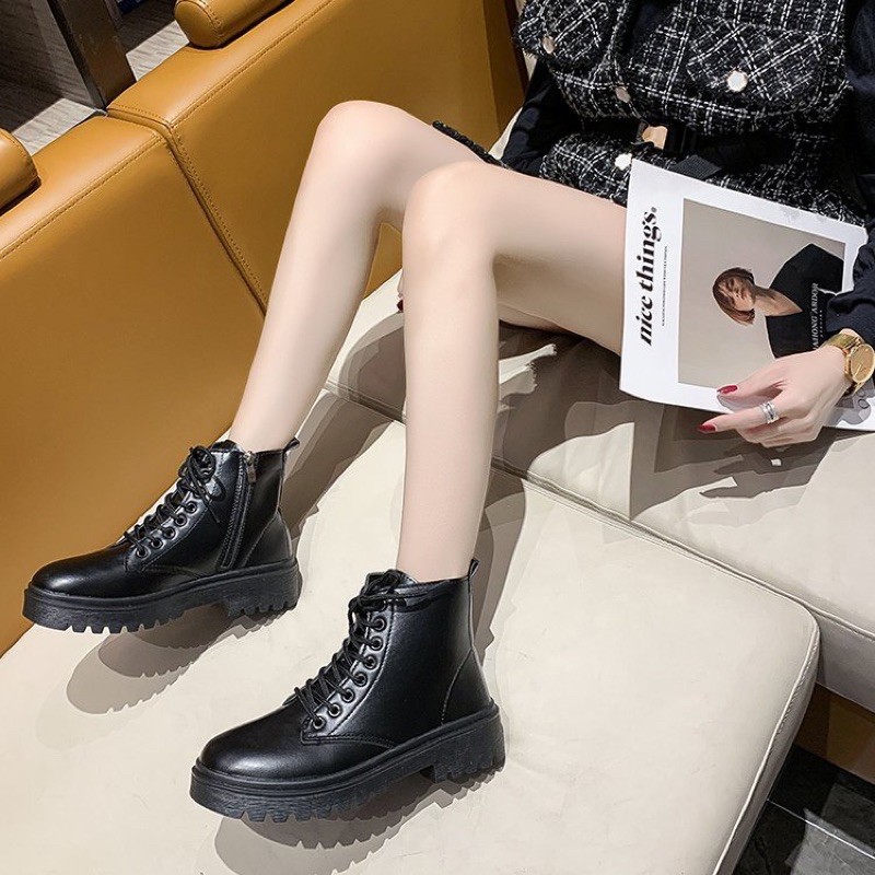 (VIDEO) Bốt nữ Ulzang cổ lửng khoá kéo siêu hót | BigBuy360 - bigbuy360.vn