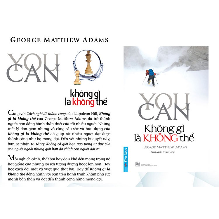 Sách Firstnews - You Can - Không Gì Là Không Thể