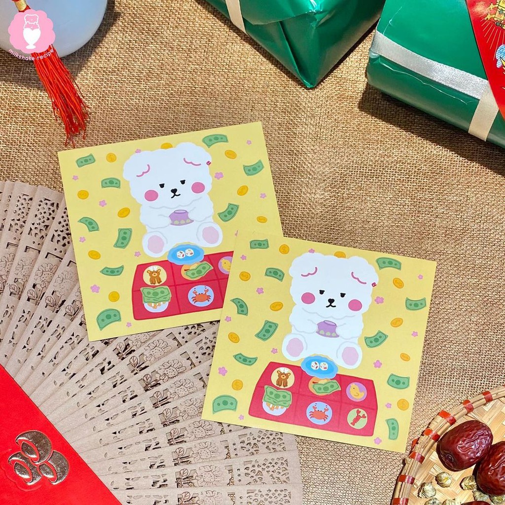 Thiệp mừng xuân 2022 - Postcard tết decor dán tường