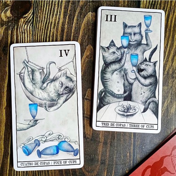 Bộ Bài Tarot Cats by Ana Juan (Mystic House Tarot Shop) - Bài Gốc Authentic Chính Hãng 100%