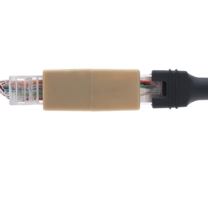 Bộ 2 Đầu Nối Dây Cáp Mạng Ethernet Lan Chất Lượng Cao