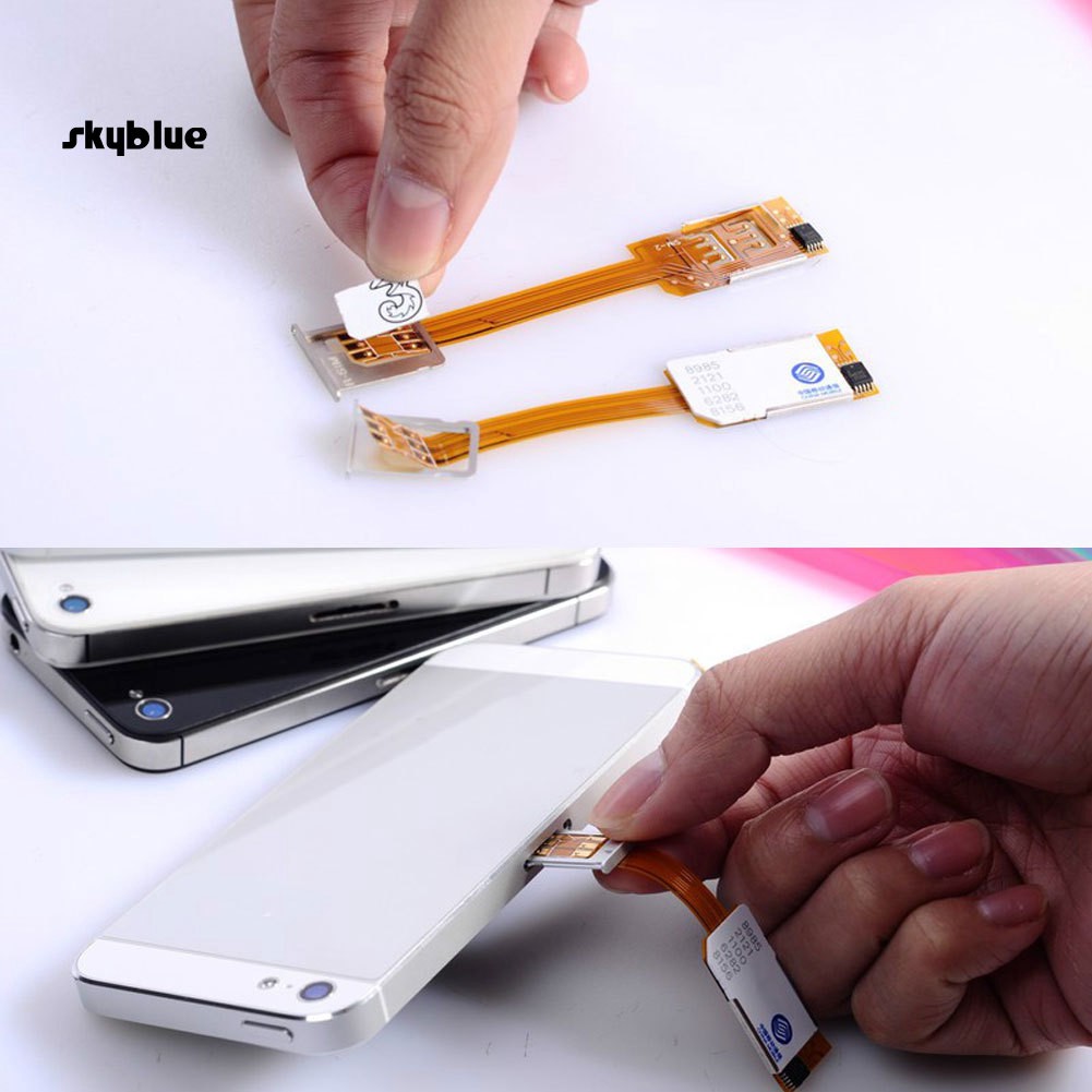 Dây cáp nối chuyển đổi thẻ SIM kép cho Iphone 5/6