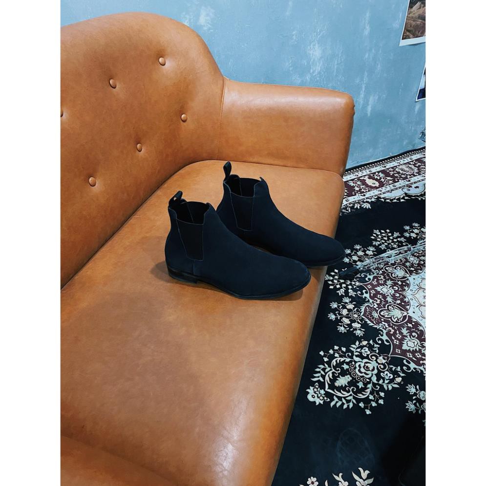 Giày boot da nam MIKENCO Black Suede Chelsea Uy Tín 2020 . A12 : ₛ 1212 / | BigBuy360 - bigbuy360.vn