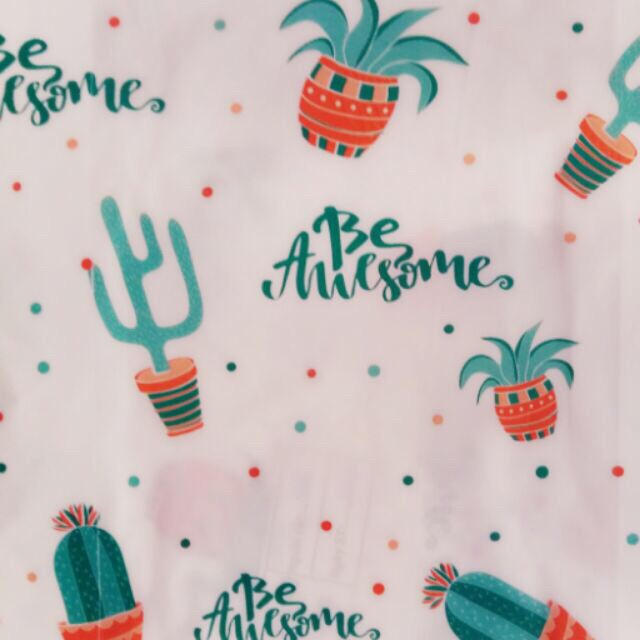 Nửa kg túi xốp bọc ni lông in hình hoa văn bao đựng quần áo hàng hóa giày dép