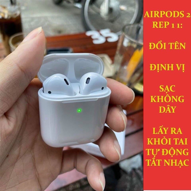 [Airpods 2] tai nghe không dây bluetooth bảo hành khách hàng 3 tháng lỗi 1 đổi 1 và miễn phí thay pin lần đầu