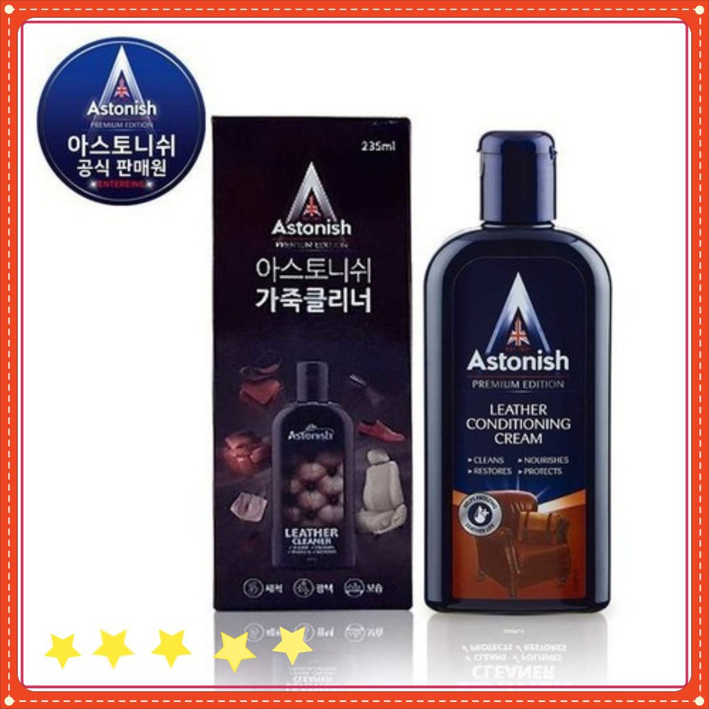 Vệ Sinh Đồ Da 🎁FREESHIP🎁 Kem vệ sinh bảo dưỡng đồ dùng bằng da Astonish C6960