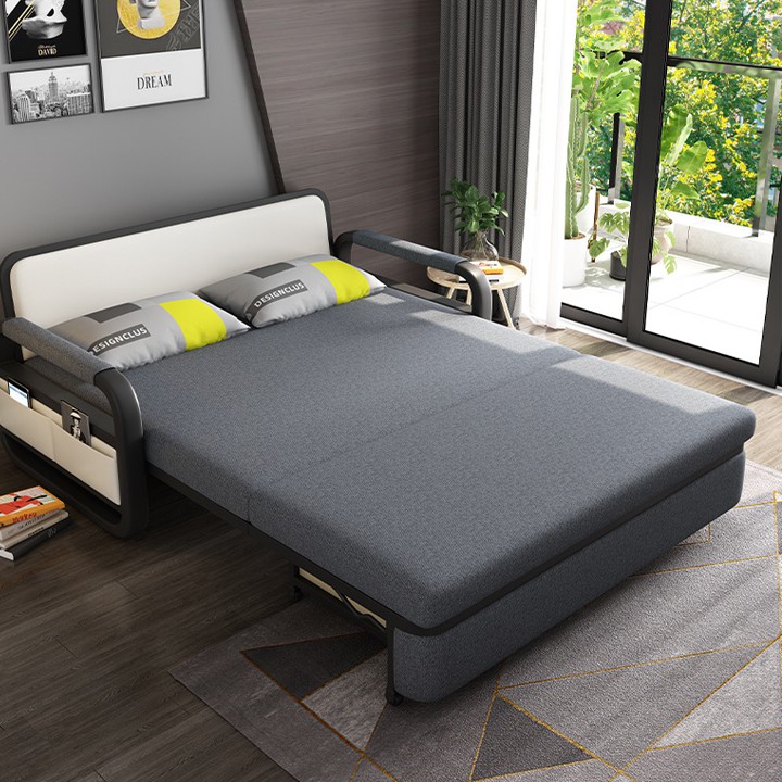 Sofa thông minh kết hợp Giường KT 1m5x1m9