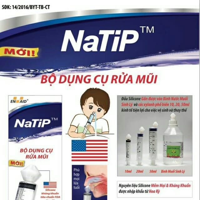 Dụng cụ rửa mũi Natip