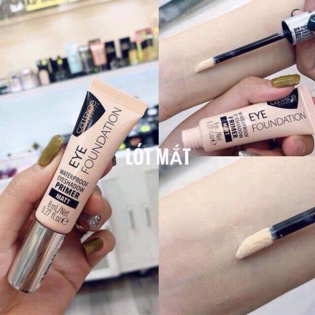 Kem Lót Mắt Catrice Eye Foundation Waterproof Eyeshadow Primer Matt (8ml)