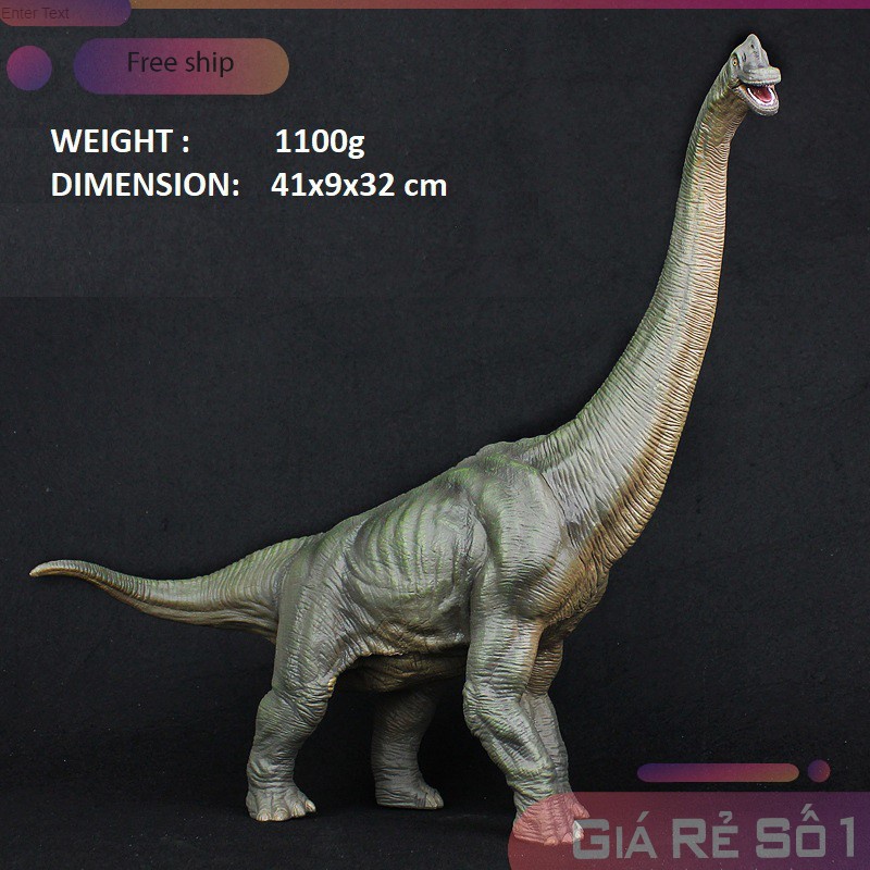 MS1012 - Khủng long  mô hình Brachiosaurus siêu to khổng lồ