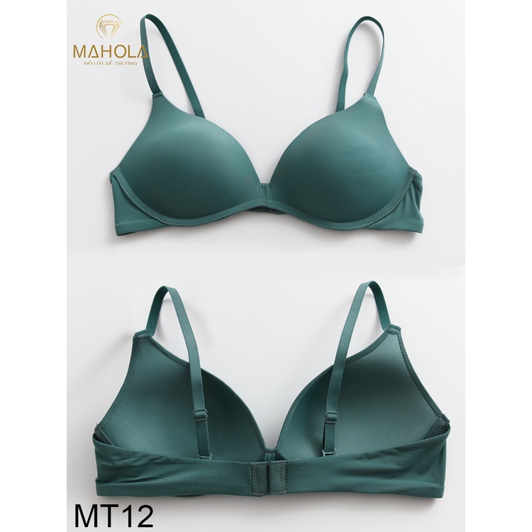 Áo ngực lụa sữa tàng hình không gọng đệm mỏng chống hở viền phong cách nhật MAHOAL MT12